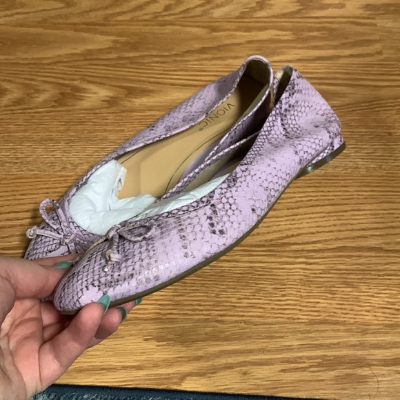 Vionic purple lavender ballet flat shoes qvc - Picture 2 of 4